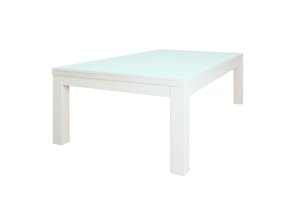 Бильярдный стол для пула "Penelope" 8 ф (белый, со столешницей)