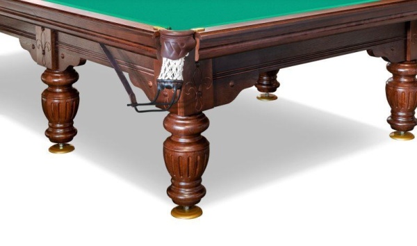 Бильярдный стол для русской пирамиды "Онега" (12 футов, сланец 25мм, борт ясень)