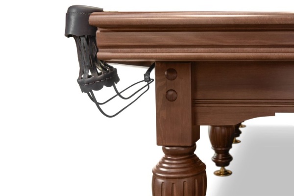 Стол / пирамида "Русский Гранд" (11 футов, 8 ног, 38мм камень) борта дуб, лузы премиум