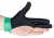 Перчатка бильярдная «Renzline» (черно-зеленая)