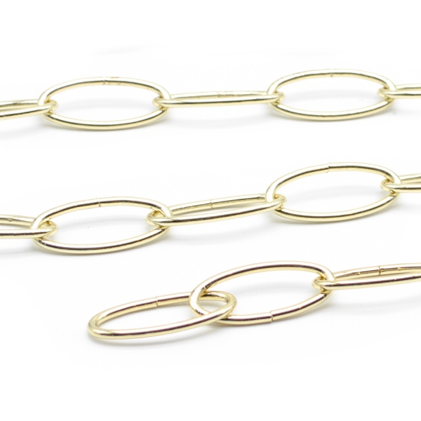 Цепь подвесная 125 см (золотистая)