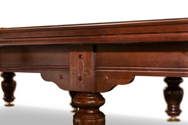 Бильярдный стол для русской пирамиды "Онега" (12 футов, сланец 25мм, борт ясень)