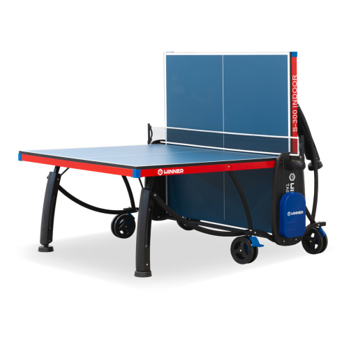 Теннисный стол складной для помещений "Winner S-300 New Indoor" (274 Х 152.5 Х 76 см ) с сеткой Y