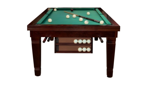 Бильярдный стол для пула обеденный "Эльзас" (6,5 футов, ольха, ЛДСП 16)