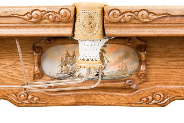 Бильярдный стол для русской пирамиды "Адмирал" (12 футов, дуб, сланец 45мм)